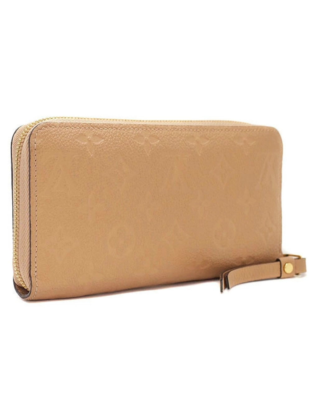 Louis Vuitton Empreinte Round Zipper Zippy Monogram Wallet Long Brown